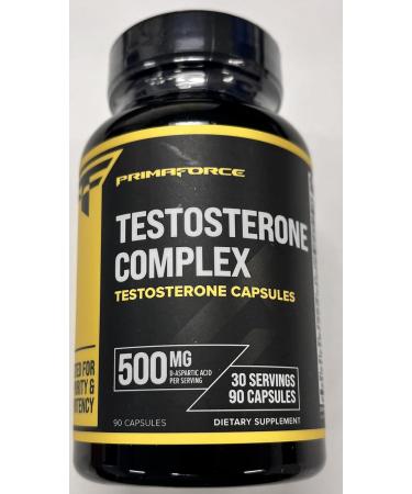 Primaforce Testosterone Complex 90 Capsules 500mg D-Aspartic Acid Per Serving 30 Servings - Buy Online on GoSupps.com