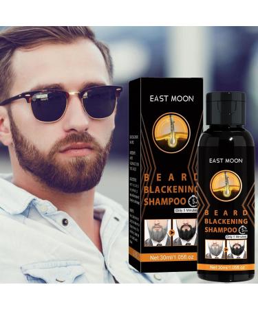 Buy Ximan Beard Color for Men - 30ml Herbal Black Dye Shampoo | Permanent Mustache Coloring & Beard Cleaning Solution - Buy Online on GoSupps.com