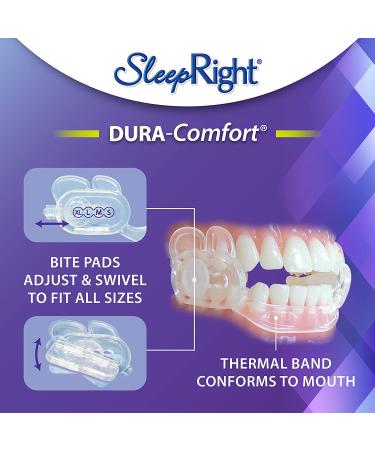 SleepRight Dura-Comfort Dental Guard - Teeth Grinding Prevention Mouth Guard - Buy Online on GoSupps.com