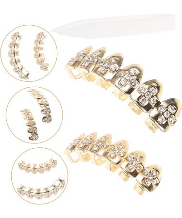 SHERCHPRY 1 Set Teeth Jewelry Hip-hop Supplies Teeth Grills Shiny Mouth Grill Cosplay Grill Teeth Metal Teeth Grill Tooth Gems Grills for Your Teeth for Kids Hip-pop Supply Cool Copper 4.5x1cm copper copper - Buy Online on GoSupps.com