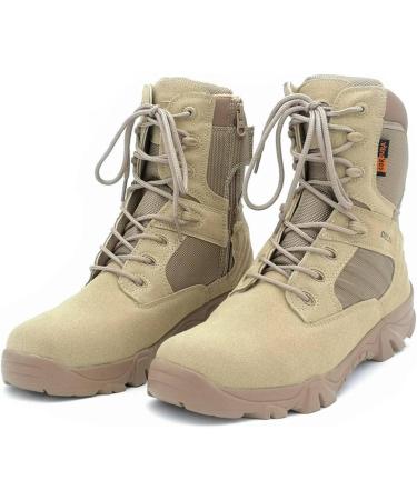 Nc Mountaineering Battlefield Tactical High-Top Combat Boots - Desert 40 - Buy Online on GoSupps.com
