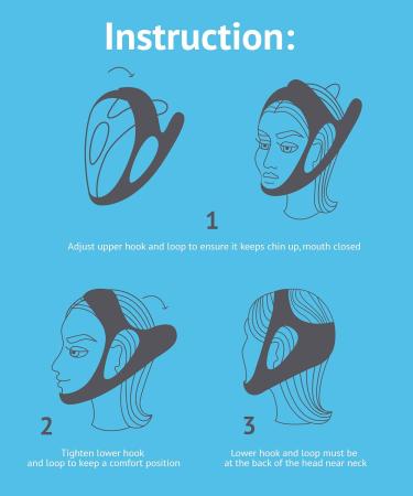 Brison Adjustable Anti Snoring Chin Strap for CPAP Users - Stop Snoring, Keep Mouth Closed - Nasal Breathing Aid for Men and Women - Buy Online on GoSupps.com