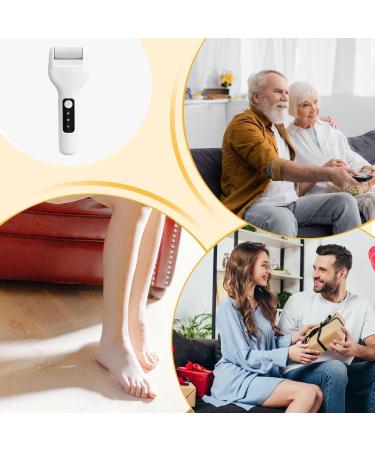 Electric Feet Callus Remover - Skin-Friendly Foot Callus Remover Rechargeable Feet Scrubber - Pedicure Tools for Feet Effective Heel Scraper for Adults Removes Dead Skin - Buy Online on GoSupps.com