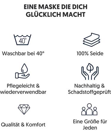 Silkist Unisex Mouth Protection Mask - 100% Silk 3-Layer Adjustable Reusable Breathable - Dark Blue - Buy Online on GoSupps.com