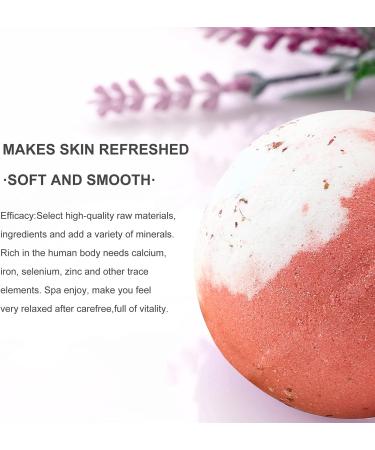 Handmade Bath Bombs Gift Set - Fizzy Bath Salt Bombs Bubble Spa Kit (60g x 6) - Buy Online on GoSupps.com