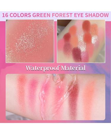16 Colors Eyeshadow Palette - Matte & Shimmer High Pigmented Waterproof Long Lasting Makeup Gift Set - Buy Online on GoSupps.com