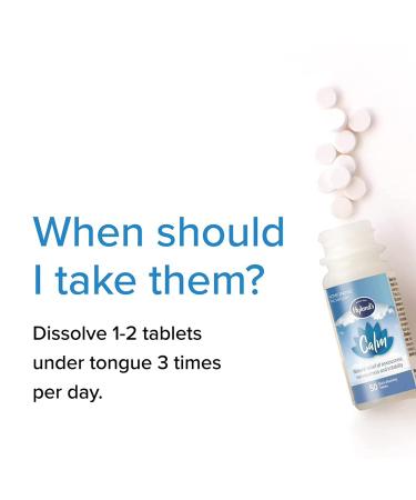 Hyland's Naturals Calm Tablets - Natural Stress Relief Supplement for Anxiousness & Nervousness, 50 Count - Buy Online on GoSupps.com