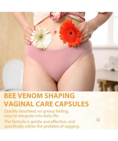 Bee Venom Capsules 5 Box Vaginal Capsules Bee Venom Vaginal Capsules Bee Venom Natural Slimming Capsules Firming and Care Vagina Revert to Tight and Tender State and Removes Odor - Buy Online on GoSupps.com