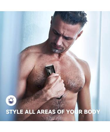 Hair Clippers for Men | Waterproof Electric Body Hair Trimmer & Grooming Kit - USB Rechargeable - Buy Online on GoSupps.com