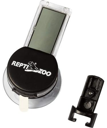 REPTI ZOO 2 Pack Digital Reptile Terrarium Thermometer Hygrometer | Pet Rearing Box Tank Accessory with Suction Cup - Buy Online on GoSupps.com
