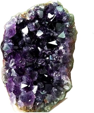 Crystal Rough Natural Crystal Rough 1PC 100-150g Large Purple Natural Brazilian Amethyst Stone Cluster Quartz Crystal Druzy Geode Specimens Ornament Home Decor - Buy Online on GoSupps.com