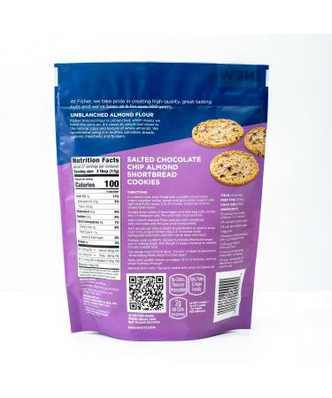 Fisher Almond Flour 32oz - Gluten-Free, Non-GMO, Keto, Paleo, Vegan Friendly, Unblanched, Super-Finely Ground - Buy Online on GoSupps.com