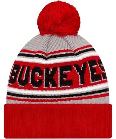 New Era Men's Ohio State Buckeyes Cuffed Sport Knit Beanie - Cold Weather Hat - Buy Online on GoSupps.com
