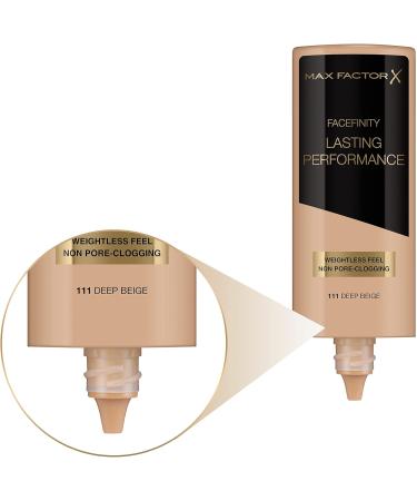 Max Factor Performance Long Foundation-# 111 Deep Beige for Women-35Ml - Buy Online on GoSupps.com