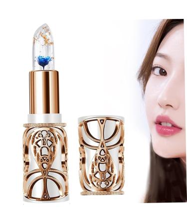 Jelly Flower Lipstick - Color Changing Moisturizing Long Lasting Lip Balm for Women | Blue Enchantress - Perfect Winter Gift - Buy Online on GoSupps.com