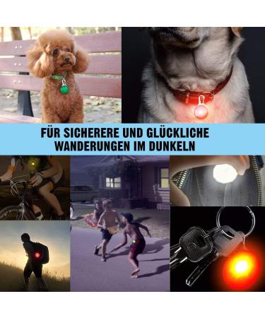 Inedit Flashing Light Dog - 4 Pack LED Luminous Pendants with FREE Storage Bag for Kids' School Bags - International Shipping Available - Buy Online on GoSupps.com