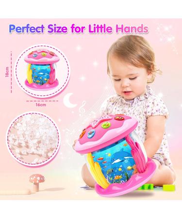 Kaloisyhe Baby Toys - Rotating Projector for 1-Year-Old Girls | Music & Light Interactive Gifts for 6-18 Months - Buy Online on GoSupps.com