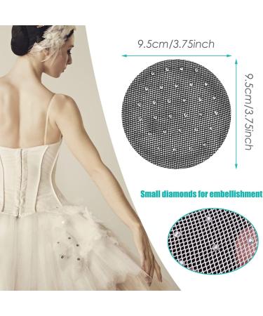 iTYOOS 4 Pack Elastic Hair Nets Invisible Hair Net Bun Cover Elastic Edge Mesh Women Hair Nets Invisible Hair Nets for Women Hair Nets for Ballet for Dance Ballet Wig Catering Bun and Hair Fixing - Buy Online on GoSupps.com