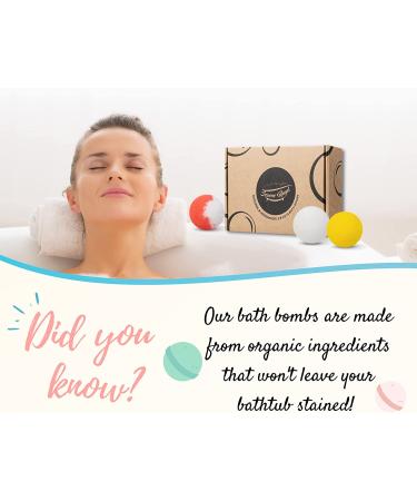 12-Piece Organic Bath Bombs Gift Set for Women - Handmade Spa Fizzies with Essential Oils & Shea Butter - Perfect Mother's Day Gift by Serene Angel - Buy Online on GoSupps.com