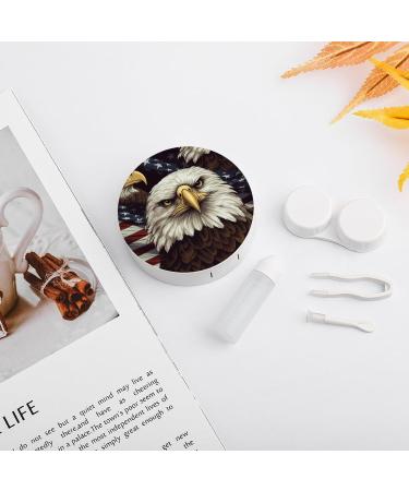 Buy Bald Eagle Contact Lens Case | Portable Travel Storage Box for Contact Lenses - Buy Online on GoSupps.com