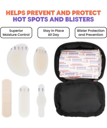 Buy 32 Count Blister Bandages & Moleskin - Assorted Sizes for Blister Prevention | Fast International Shipping - Buy Online on GoSupps.com