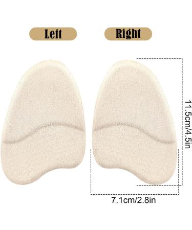3 Pairs Forefoot Pads - Soft Self-Adhesive Metatarsal Cushions for Women | Anti-Skidding Ball of Foot Pads for High Heels - Buy Online on GoSupps.com