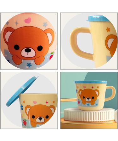 Retorno Toothbrush Cup Cartoon Toothbrush Cup With Lid for Kids | Portable Reusable Toothbrush and Toothpaste Holder for Kids Boys Toddler Children - Buy Online on GoSupps.com