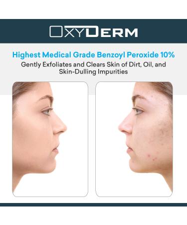 Benzoyl Peroxide 10% Cleanser - Acne Treatment for Cystic Breakouts Prevent Pimples & Blemishes - Face & Body Wash for Teens & Adults - Buy Online on GoSupps.com
