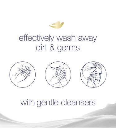 Dove Gentle Exfoliating Beauty Bar 3.75 oz - Pack of 14 | Moisturizing & Cleansing Bar Soap for Soft, Smooth Skin - Buy Online on GoSupps.com