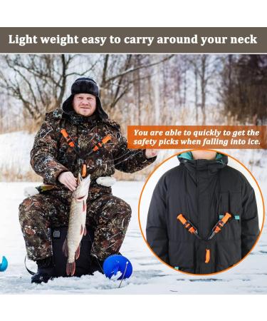 Boaton Ice Safety Picks - Essential Safety Kits for Ice Fishing and Skating, Prevent Falls into Ice, Floating and Secure - Buy Online on GoSupps.com