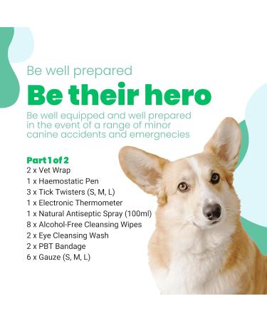 Dogs UK | Dog First Aid Kit UK Specialists | Pet First Aid Kit Dog Tailored - Comprehensive First Aid Kit for Dogs | Pet Supplies and Health Supplies for Dogs | Quality Dog Health and Dog Care - Buy Online on GoSupps.com