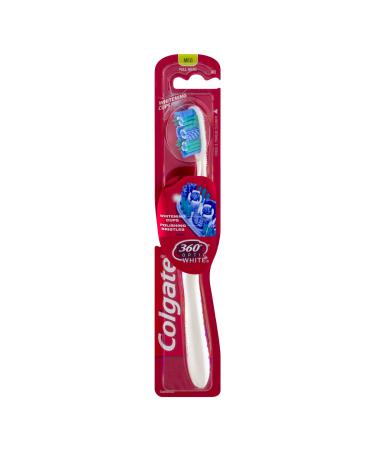 Colgate 360 Optic White Full Head Toothbrush  Medium Medium 1 Count (Pack of 1) - Buy Online on GoSupps.com