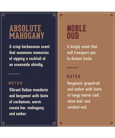 18.21 Man Made Noble Oud Wash & Absolute Mahogany 3-in-1 18 oz Wash 2-Set Bundle All Hair & Skin Types for Men Strengthens and Moisturizes in a Manly Aroma - Buy Online on GoSupps.com