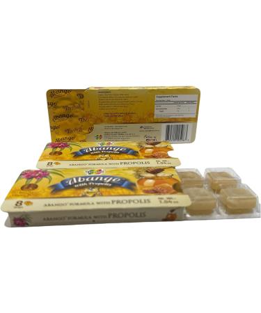 Abango & Propolis Cough Drop Trays - 8 Individually Wrapped Drops Each - Winter Herbal Blend Delicious Flavor (3 Pack) - Dulces para la TOS con Abango & Prop leo - Dietary Supplement - Buy Online on GoSupps.com