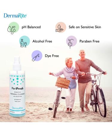 PeriFresh No Rinse Perineal Cleanser Spray 6 Pack - Aloe Formula for Incontinence & Postpartum Care - Buy Online on GoSupps.com