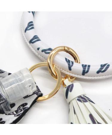 Empty Travel Refillable 1oz Bottle Keychain - Cactus Perfume/Sanitizer Holder Bracelet - Buy Online on GoSupps.com