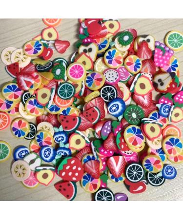 RT 100g Mixed Fruits Slices Slices Polymer Clay Sprinkles for Slimes Filling DIY Nails Art Phone Decoration Y425 (Color : Mixed) - Buy Online on GoSupps.com