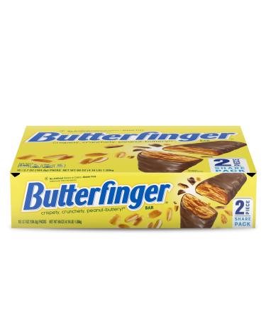 Butterfinger, Chocolatey, Peanut-Buttery, Individually Wrapped Full Size Candy Bars, Great For Halloween Candy, 3.7 Oz, 18 Pack Butterfinger 3.7 Ounce (Pack of 18) - Buy Online on GoSupps.com