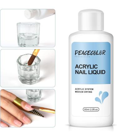 PEACECOLOR 3PC 120ML Acrylic Liquid Monomer Set for Acrylic Nails Liquid Non-Yellowing Formula for Acrylic Nails Application Nail Extension & Nail Carving DIY at Home Beauty Gifts color 173 - Buy Online on GoSupps.com