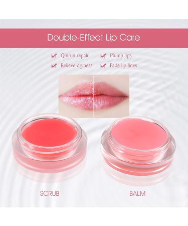 Strawberry Lip Sleeping Mask with Exfoliator & Moisturizer - Overnight Treatment for Dry, Cracked Lips - Buy Online on GoSupps.com