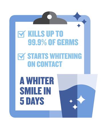 Listerine Healthy White Restoring Fluoride Mouth Rinse 32 fl. oz - Teeth Whitening & Enamel Restoration Mouthwash - Buy Online on GoSupps.com