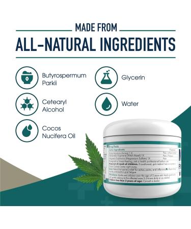 MARS WELLNESS MG+ w/Hemp Pain Cream 4 oz - Magnesium & Arnica Relief for Arthritis, Muscle & Joint Pain - Numbing & Healing Cream for Leg Cramps - 1 Pack - Buy Online on GoSupps.com