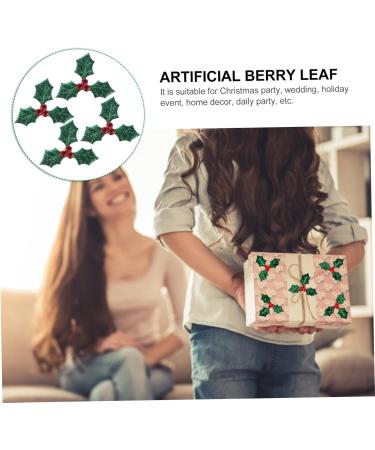 GRIRIW 100pcs Wrapping Hair Bows Dreses Vase Sew on Badge Sew on Applique Patches Red Berries Berry Green Size 2 - Buy Online on GoSupps.com