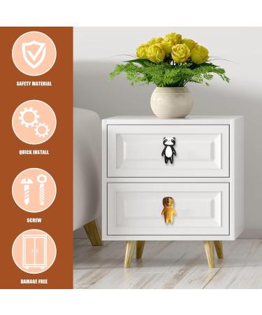 Yoyiag 4pcs Animal Ceramic Drawer Handles | Fun Furniture Buttons for Kids' Rooms & Kitchens - Unique Cabinet Knobs - Buy Online on GoSupps.com