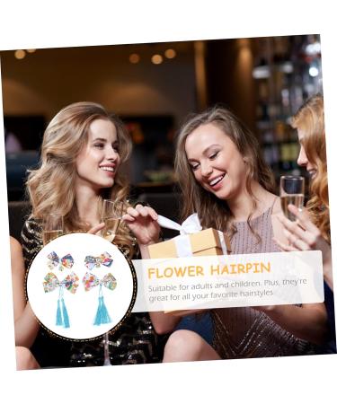 minkissy 2 Pairs Hairpin Kids Hair Accessories Metal Flower Hair Clip Pearl Bow Kid Glitter Barrettes Bowknot Hair Pins Women Barrettes Bow Hair Clips Women Hairpins Tassel Hairpins Miss - Buy Online on GoSupps.com