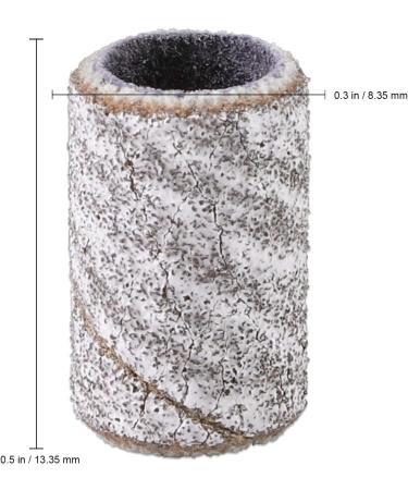 Buy PANA 100 Pcs Nail Sanding Bands - Professional 120 Grit Zebra Bits for Acrylic Nails | Fast Worldwide Shipping - Buy Online on GoSupps.com