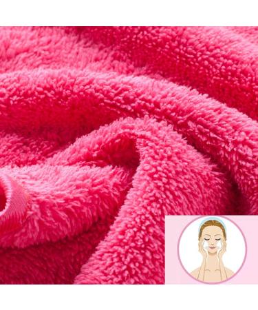 AYNKH 4 Pieces Reusable Makeup Remover Cloth Large Microfiber Facial Cleaning Towel Washable Makeup Eraser Wipes for Sensitive Skin Waterproof Mascara - Buy Online on GoSupps.com