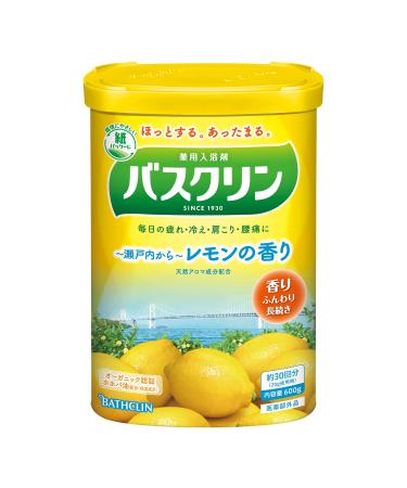 Bathclin Standard Bath Salts - 600g - Lemon Scent