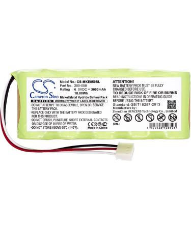 3000mAh Battery Compatible with Magna-Mike 8500 | High Performance 6.0V Rechargeable Power - Buy Online on GoSupps.com