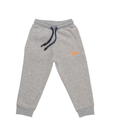 US Carrot Baby Kids Boys Fleece Sweatpants Jogger Pant, Egyptian Cotton Soft Fleece Pants Gray 2T